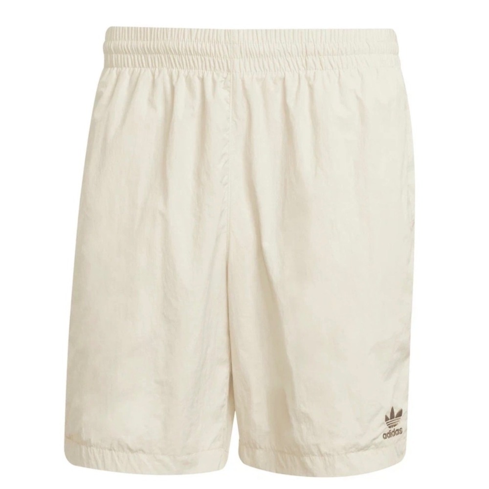 Mens Adidas Originals Trefoil Essential Woven Shorts 7" Sz 2XL Wonder Off White